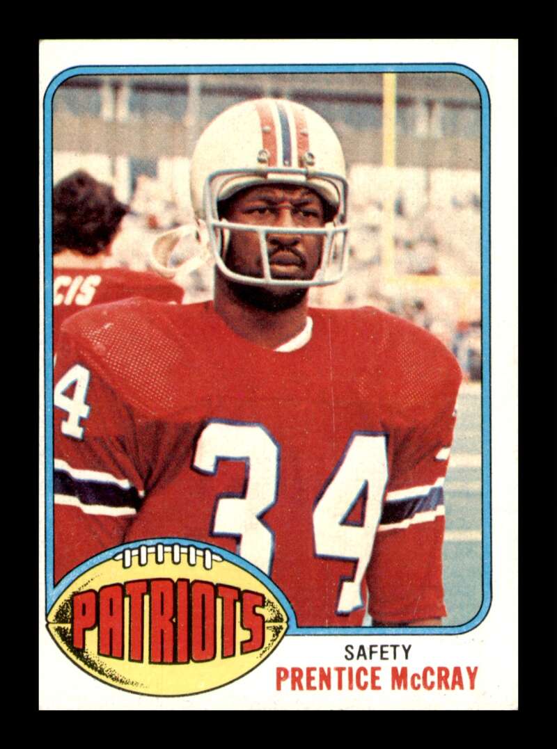 Load image into Gallery viewer, 1976 Topps Prentice McCray #518 Rookie RC New England Patriots Image 1
