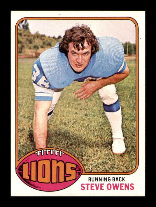 1976 Topps Steve Owens 