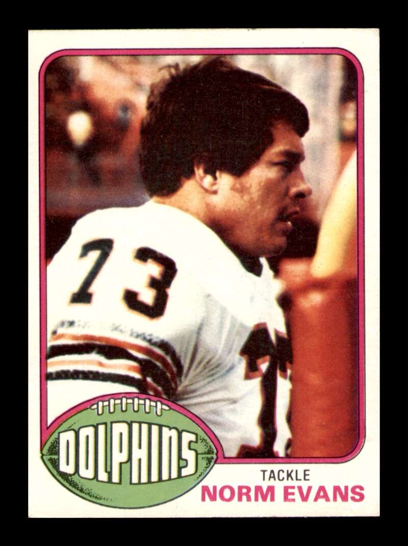 Load image into Gallery viewer, 1976 Topps Norm Evans #492 Miami Dolphins Image 1
