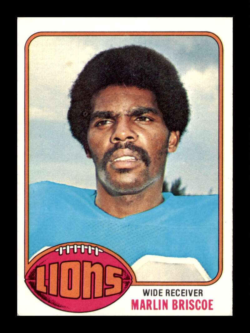 Load image into Gallery viewer, 1976 Topps Marlin Briscoe #484 Detroit Lions Image 1
