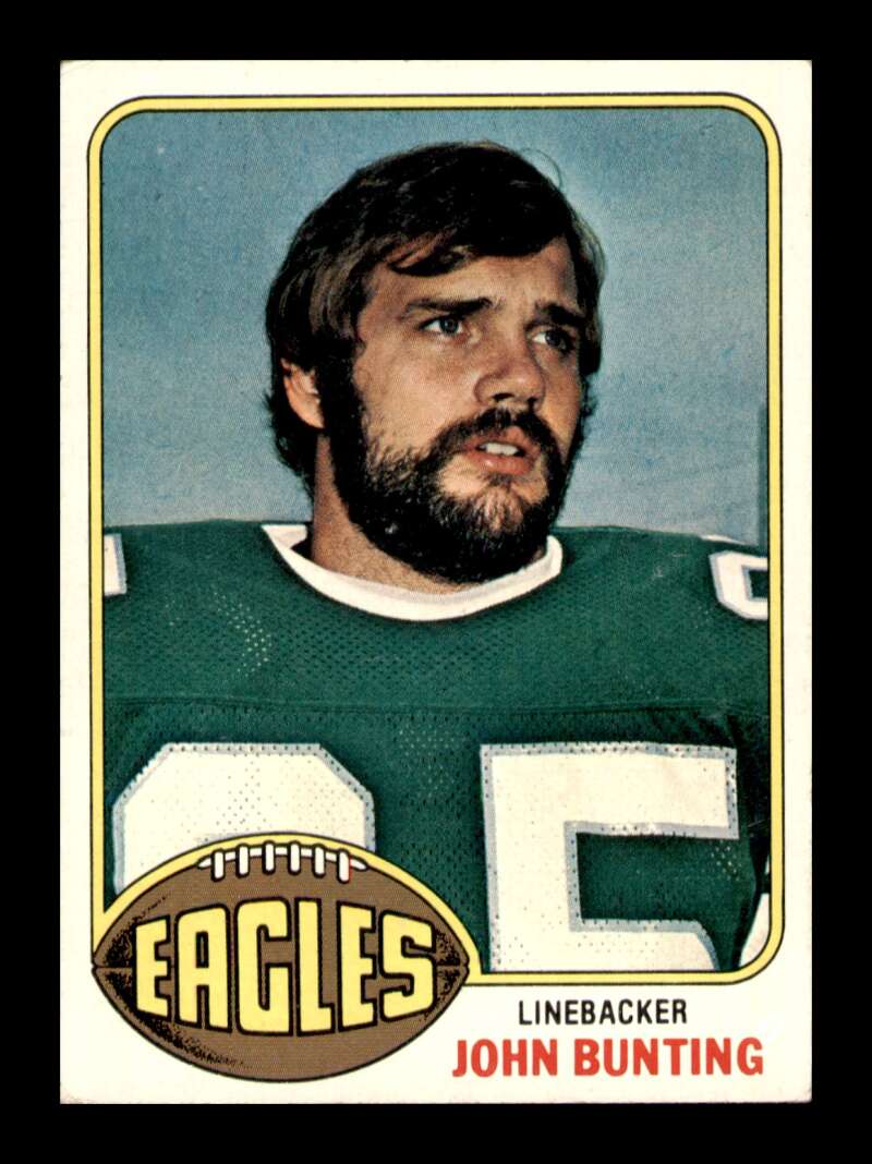 Load image into Gallery viewer, 1976 Topps John Bunting #481 Rookie RC Philadelphia Eagles Image 1
