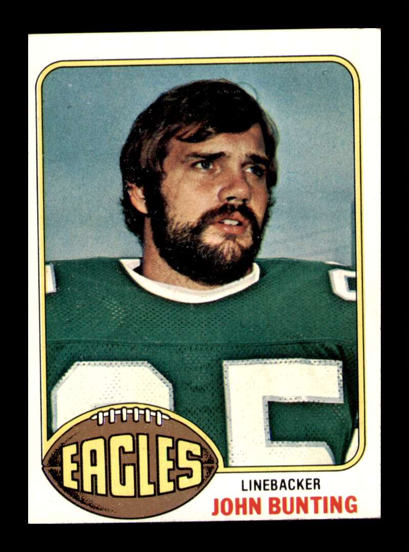 Load image into Gallery viewer, 1976 Topps John Bunting #481 Rookie RC Philadelphia Eagles Image 1
