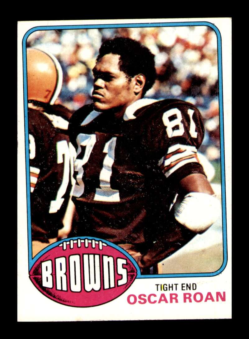 Load image into Gallery viewer, 1976 Topps Oscar Roan #256 Rookie RC Cleveland Browns Image 1
