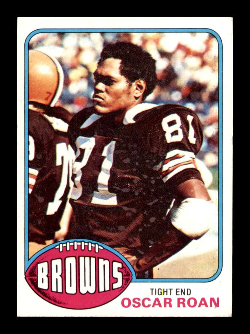 Load image into Gallery viewer, 1976 Topps Oscar Roan #256 Rookie RC Cleveland Browns Image 1
