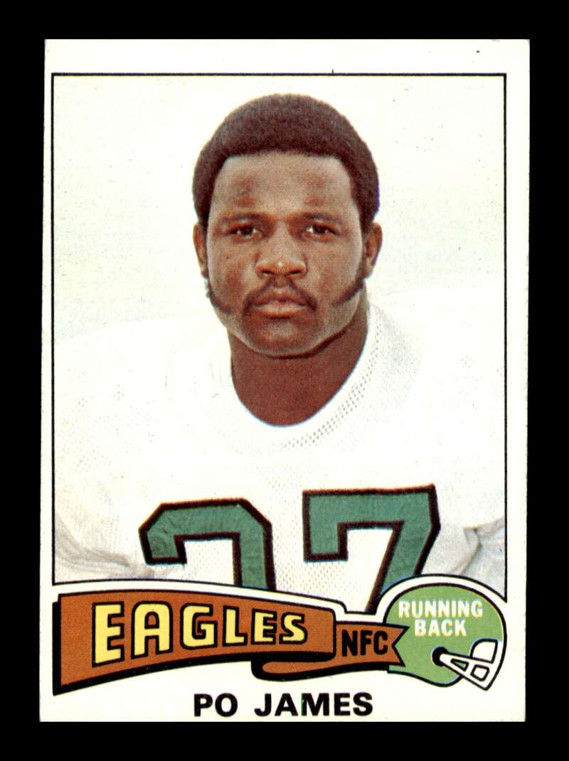 Load image into Gallery viewer, 1975 Topps Po James #136 Philadelphia Eagles Image 1
