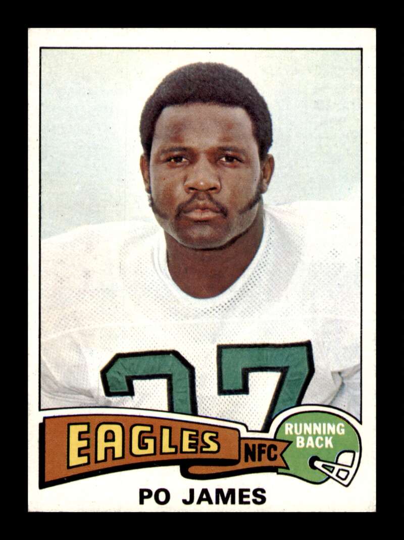 Load image into Gallery viewer, 1975 Topps Po James #136 Philadelphia Eagles Image 1
