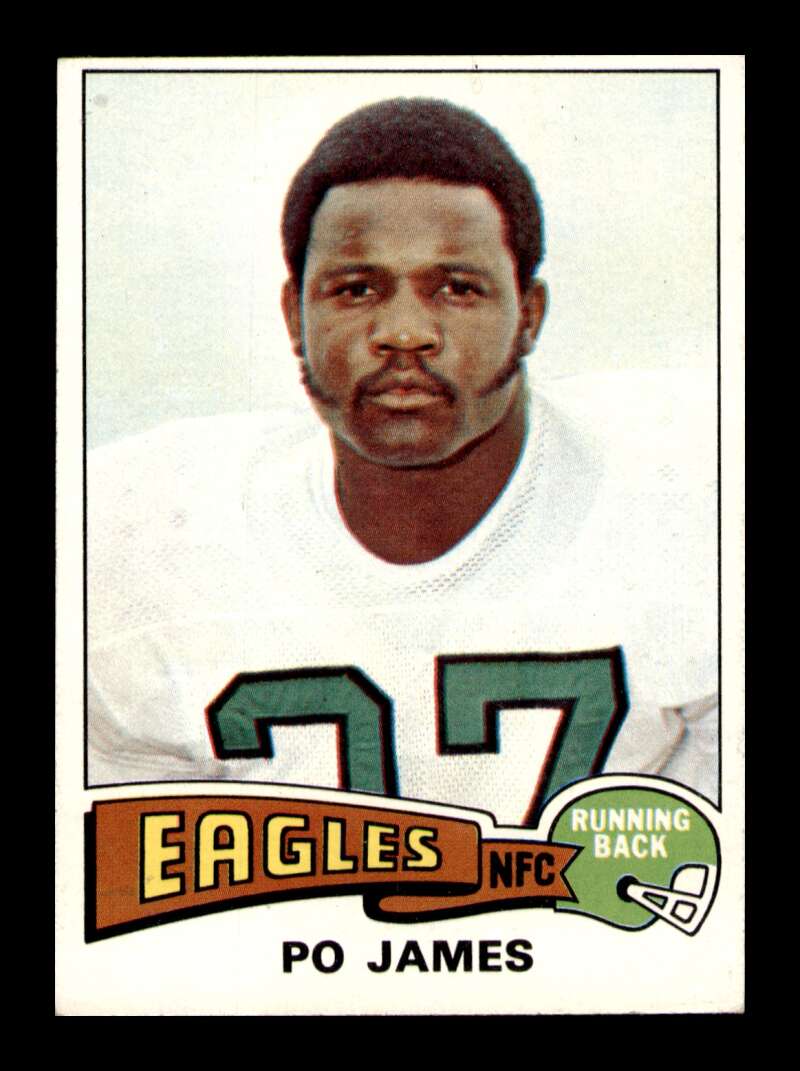 Load image into Gallery viewer, 1975 Topps Po James #136 Philadelphia Eagles Image 1
