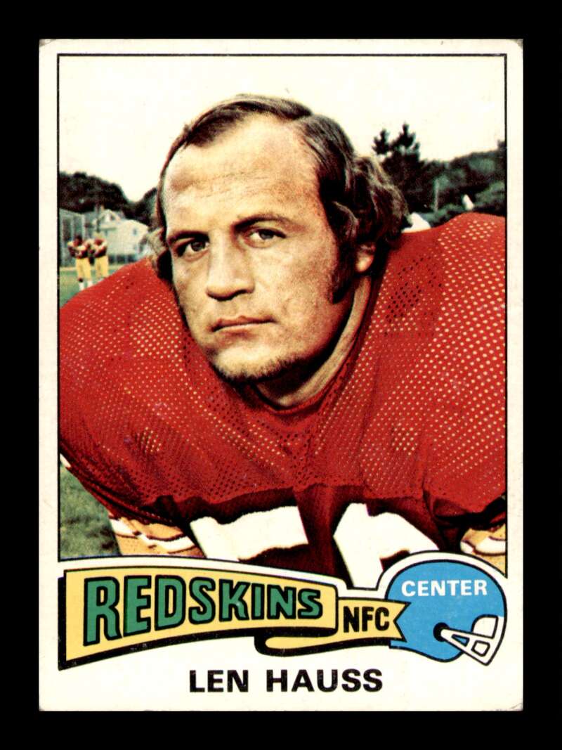 Load image into Gallery viewer, 1975 Topps Len Hauss #134 Washington Redskins Image 1
