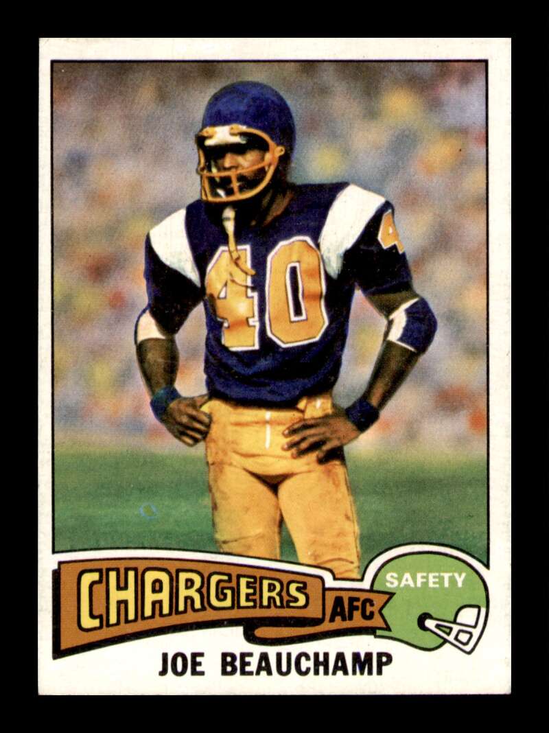 Load image into Gallery viewer, 1975 Topps Joe Beauchamp #124 San Diego Chargers Image 1
