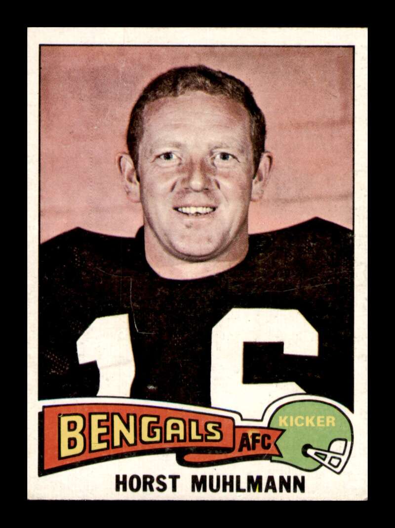 Load image into Gallery viewer, 1975 Topps Horst Muhlmann #114 Cincinnati Bengals Image 1
