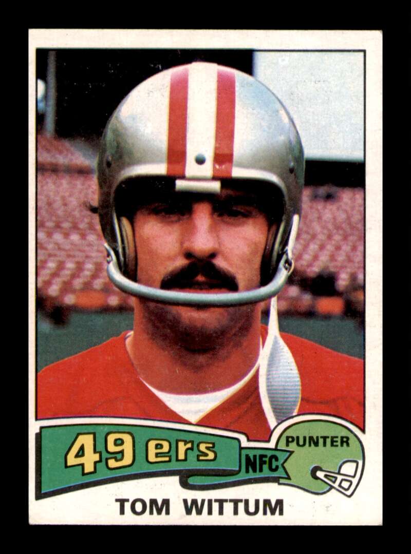 Load image into Gallery viewer, 1975 Topps Tom Wittum #110 Rookie RC San Francisco 49ers Image 1
