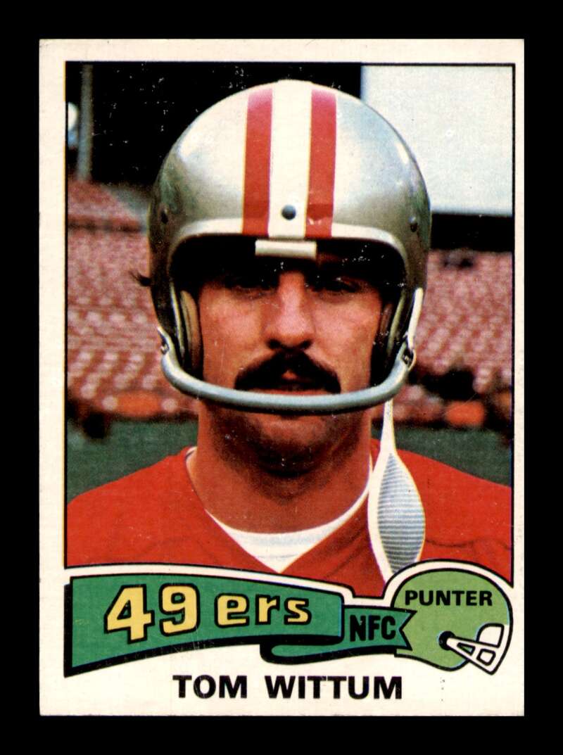 Load image into Gallery viewer, 1975 Topps Tom Wittum #110 Rookie RC San Francisco 49ers Image 1
