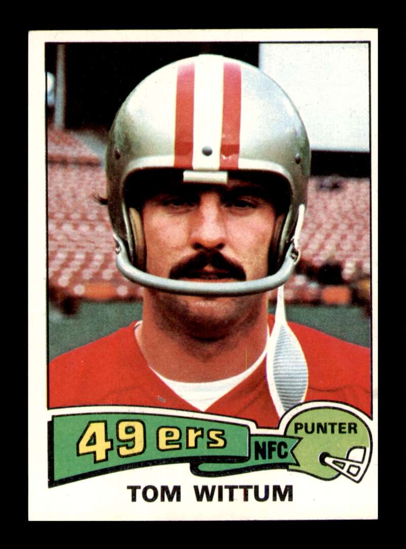 Load image into Gallery viewer, 1975 Topps Tom Wittum #110 Rookie RC San Francisco 49ers Image 1
