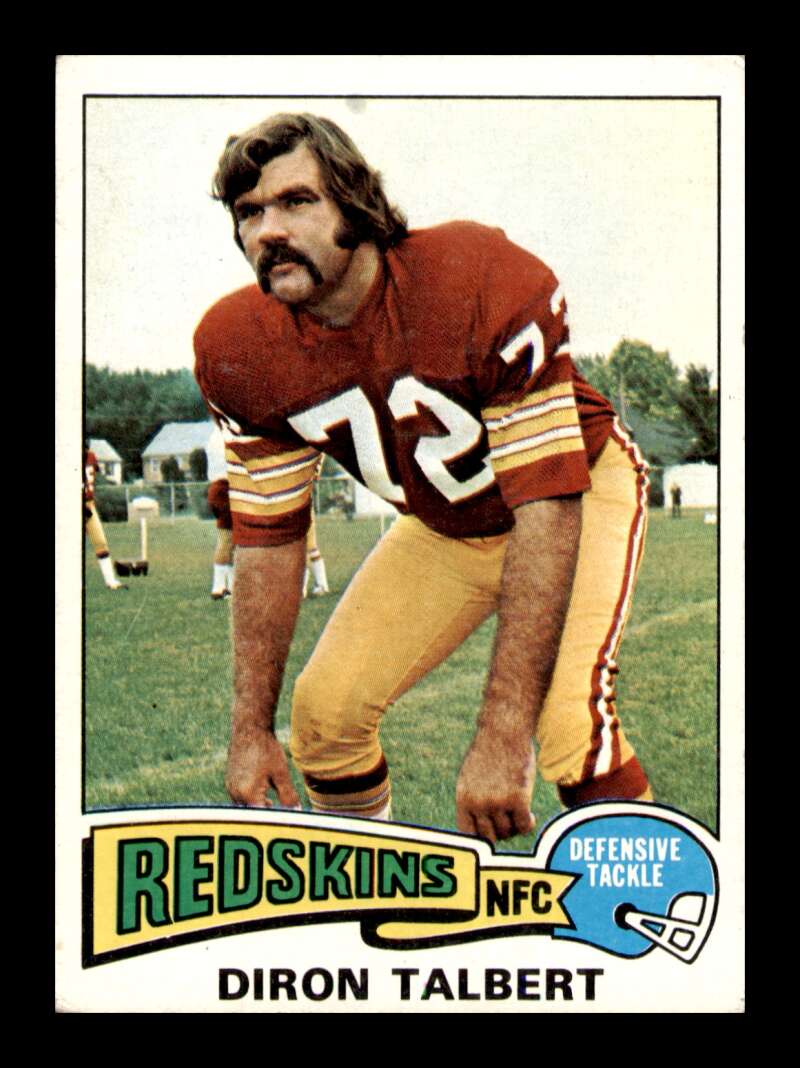 Load image into Gallery viewer, 1975 Topps Diron Talbert #106 Washington Redskins Image 1
