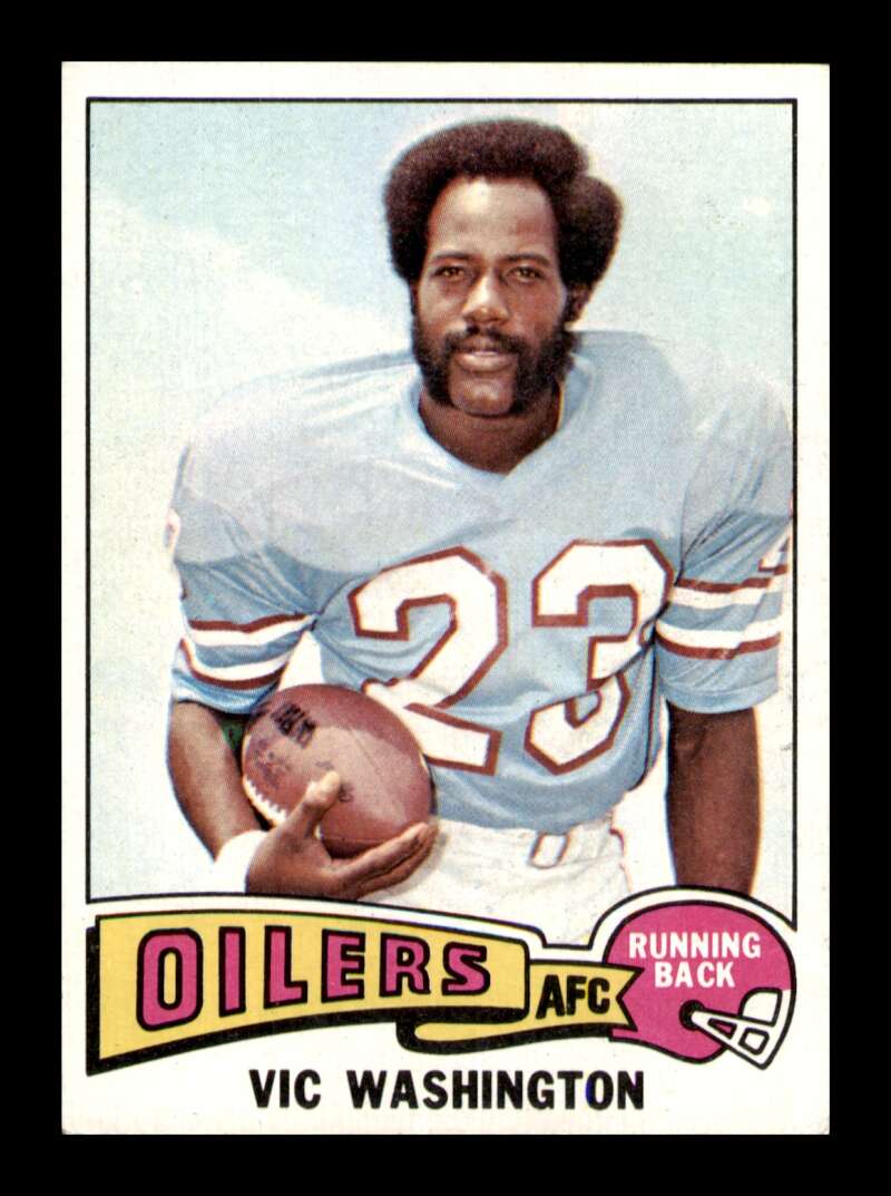 Load image into Gallery viewer, 1975 Topps Vic Washington #83 Houston Oilers Image 1
