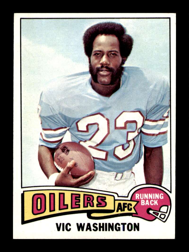 Load image into Gallery viewer, 1975 Topps Vic Washington #83 Houston Oilers Image 1
