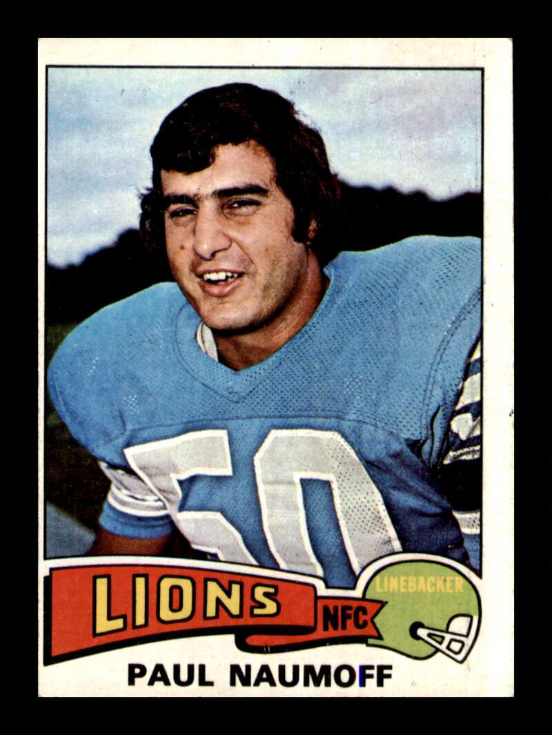 Load image into Gallery viewer, 1975 Topps Paul Naumoff #74 Detroit Lions Image 1
