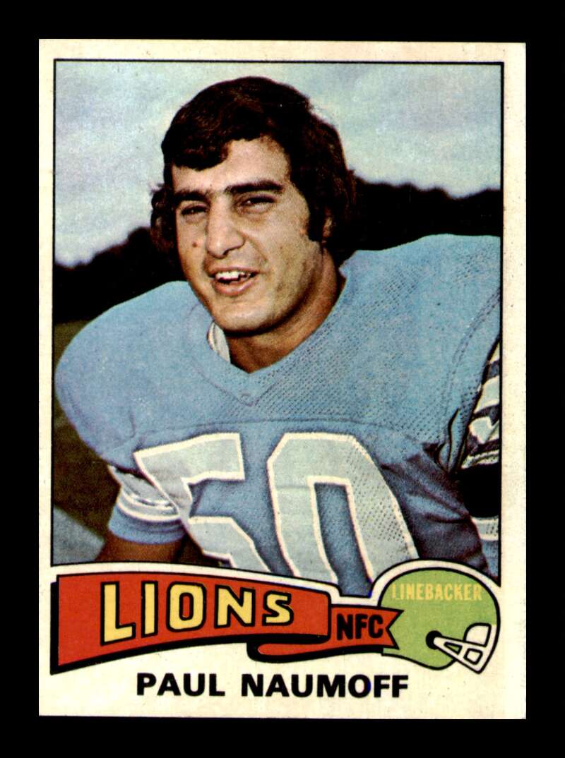 Load image into Gallery viewer, 1975 Topps Paul Naumoff #74 Detroit Lions Image 1
