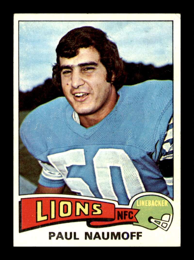 Load image into Gallery viewer, 1975 Topps Paul Naumoff #74 Detroit Lions Image 1
