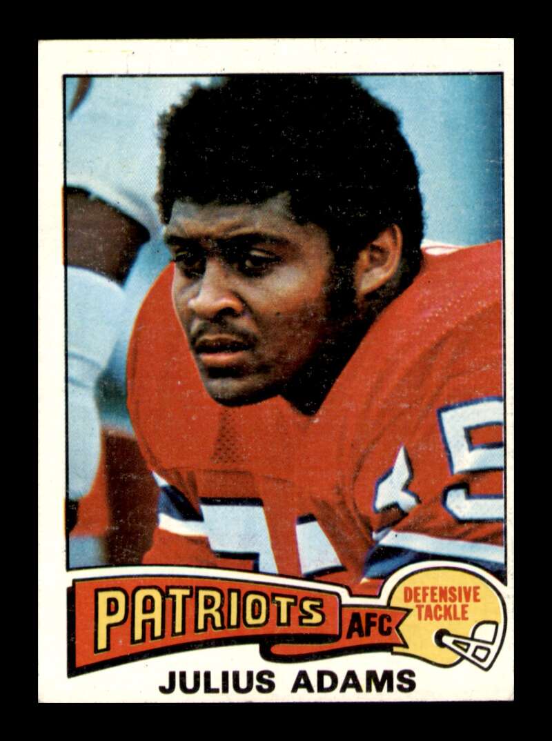 Load image into Gallery viewer, 1975 Topps Julius Adams #73 New England Patriots Image 1
