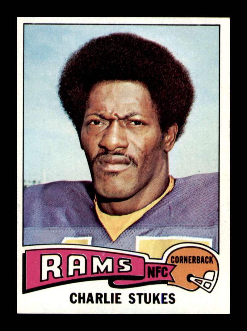 Load image into Gallery viewer, 1975 Topps Charlie Stukes #66 Los Angeles Rams Image 1
