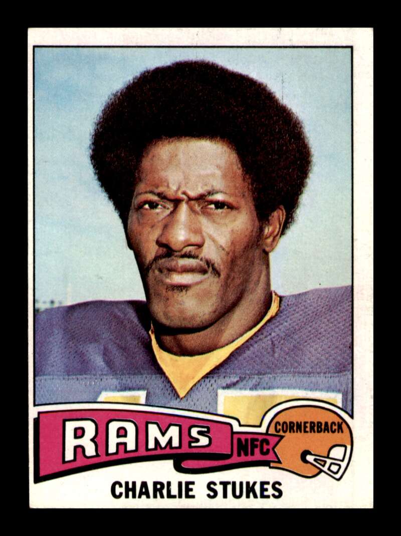 Load image into Gallery viewer, 1975 Topps Charlie Stukes #66 Los Angeles Rams Image 1
