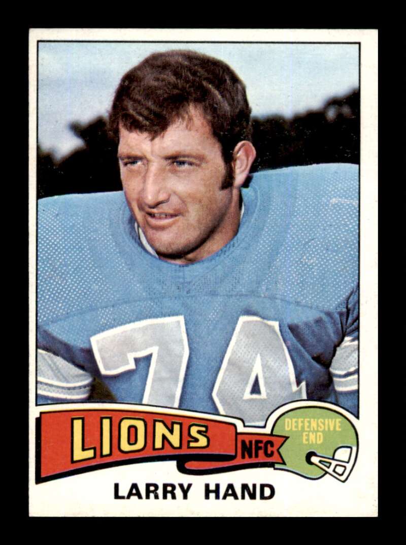 Load image into Gallery viewer, 1975 Topps Larry Hand #42 Detroit Lions Image 1
