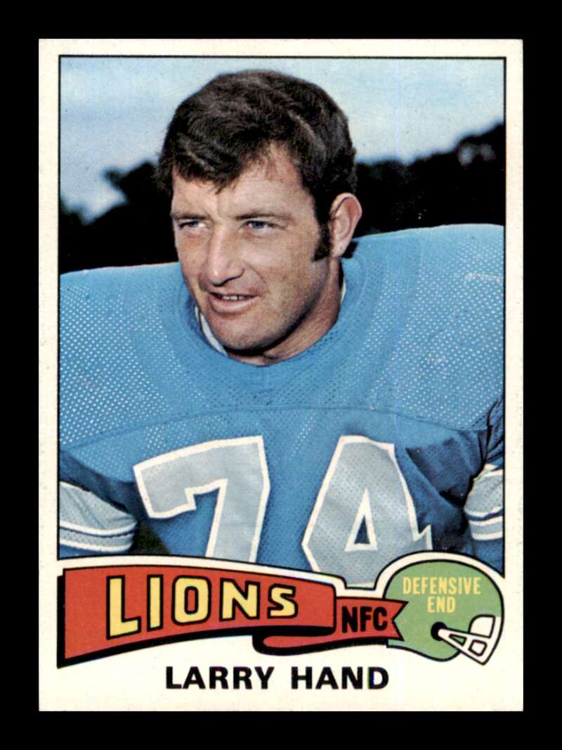 Load image into Gallery viewer, 1975 Topps Larry Hand #42 Detroit Lions Image 1
