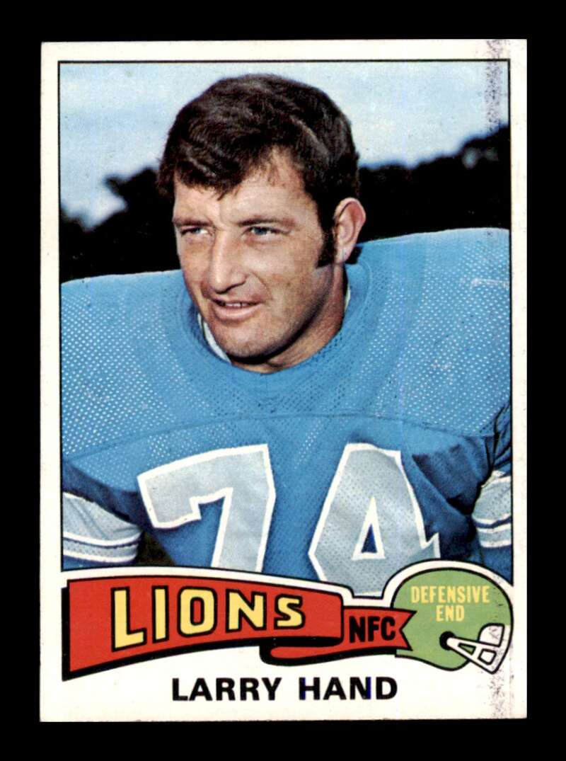 Load image into Gallery viewer, 1975 Topps Larry Hand #42 Detroit Lions Image 1
