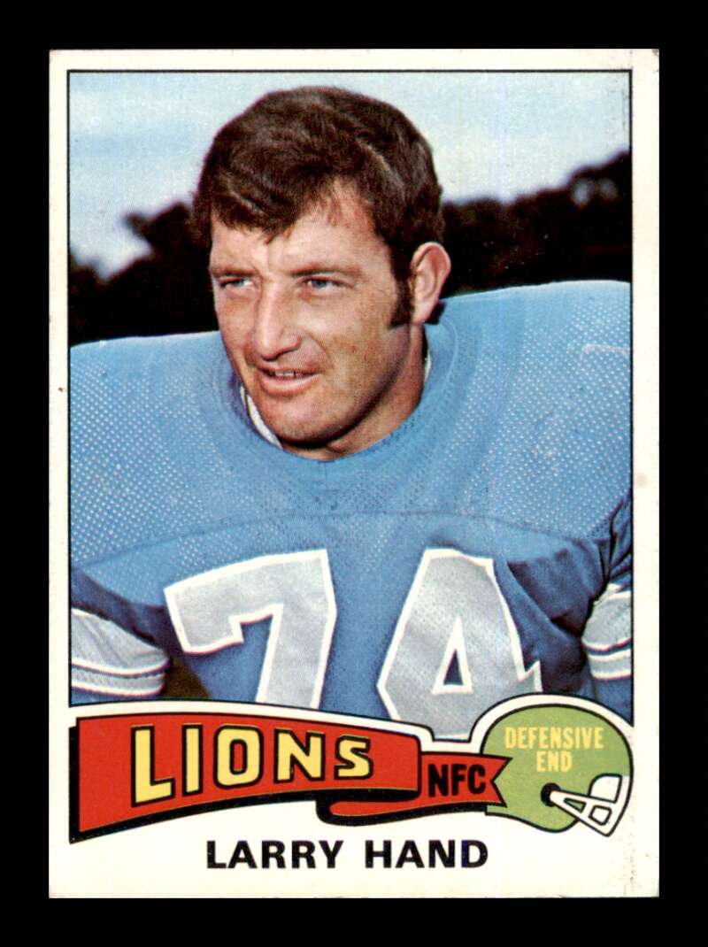 Load image into Gallery viewer, 1975 Topps Larry Hand #42 Detroit Lions Image 1
