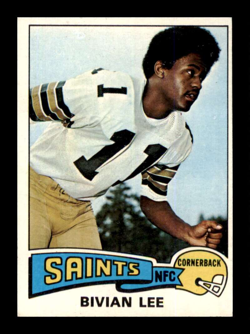 Load image into Gallery viewer, 1975 Topps Bivian Lee #47 New Orleans Saints Image 1
