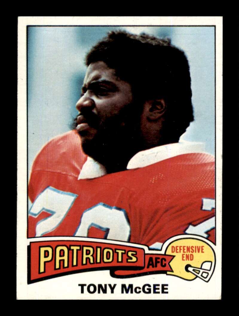 Load image into Gallery viewer, 1975 Topps Tony McGee #41 New England Patriots Image 1
