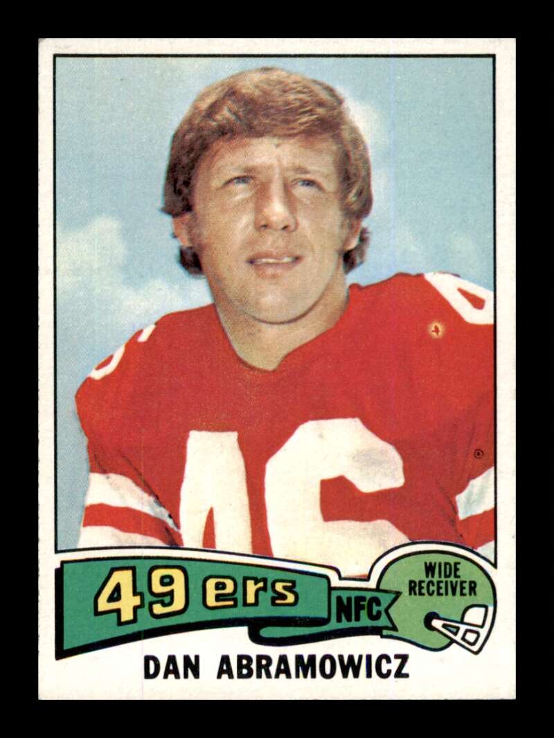 Load image into Gallery viewer, 1975 Topps Dan Abramowicz #32 San Francisco 49ers Image 1
