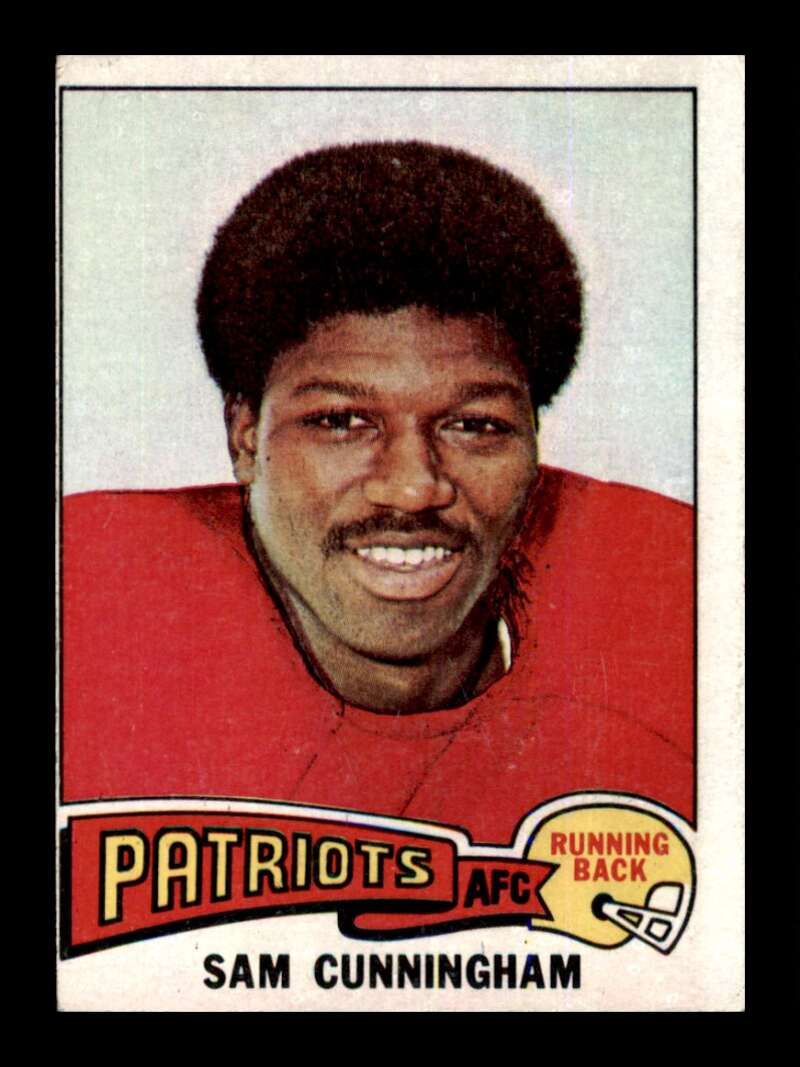 Load image into Gallery viewer, 1975 Topps Sam Cunningham #13 New England Patriots Image 1
