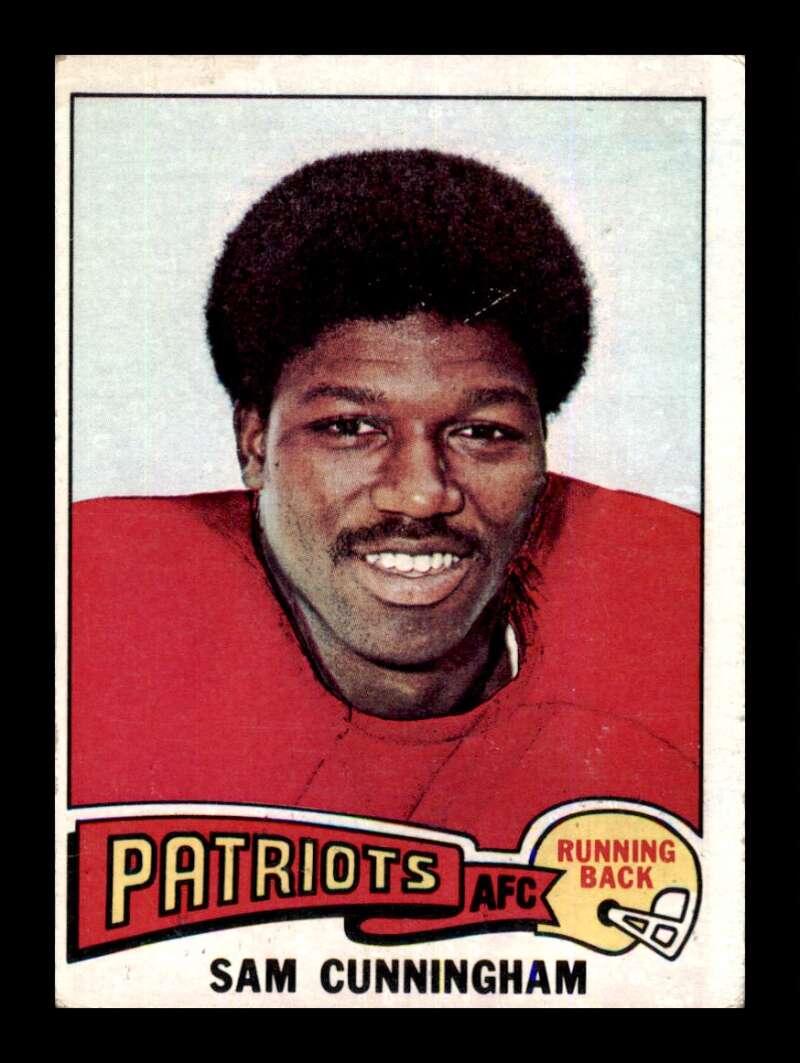 Load image into Gallery viewer, 1975 Topps Sam Cunningham #13 New England Patriots Image 1
