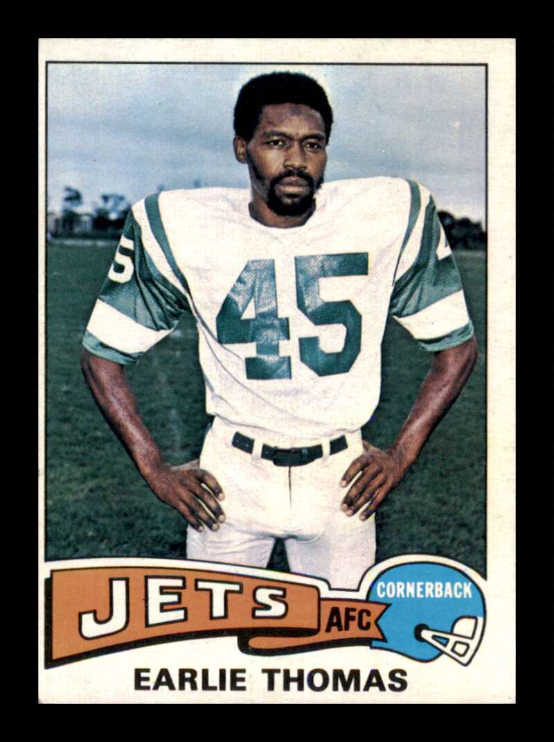 Load image into Gallery viewer, 1975 Topps Earlie Thomas #149 New York Jets Image 1
