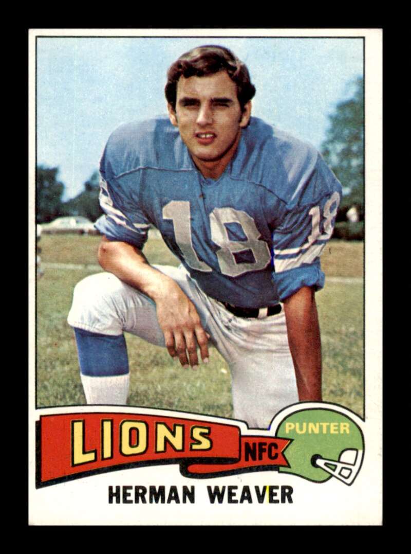 Load image into Gallery viewer, 1975 Topps Herman Weaver #146 Detroit Lions Image 1
