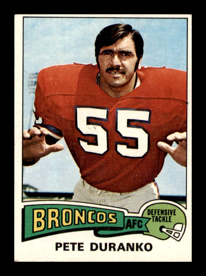 Load image into Gallery viewer, 1975 Topps Pete Duranko #187 Denver Broncos Image 1
