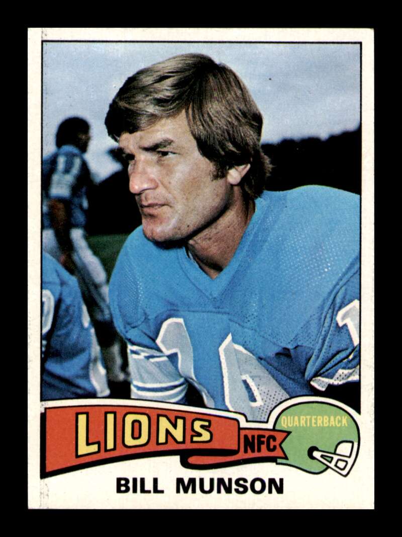 Load image into Gallery viewer, 1975 Topps Bill Munson #172 Detroit Lions Image 1
