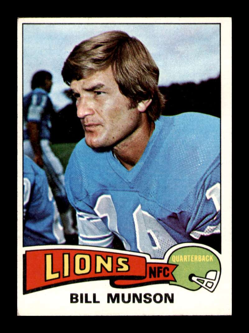 Load image into Gallery viewer, 1975 Topps Bill Munson #172 Detroit Lions Image 1
