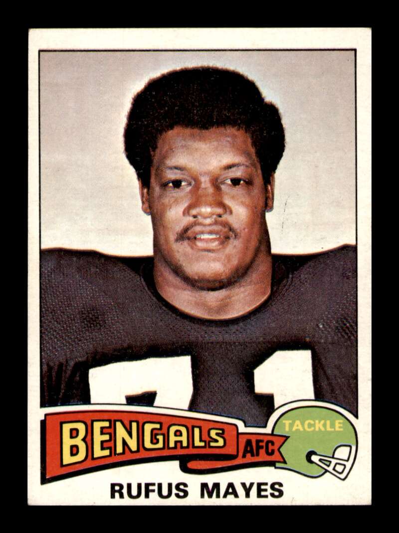 Load image into Gallery viewer, 1975 Topps Rufus Mayes #168 Cincinnati Bengals Image 1
