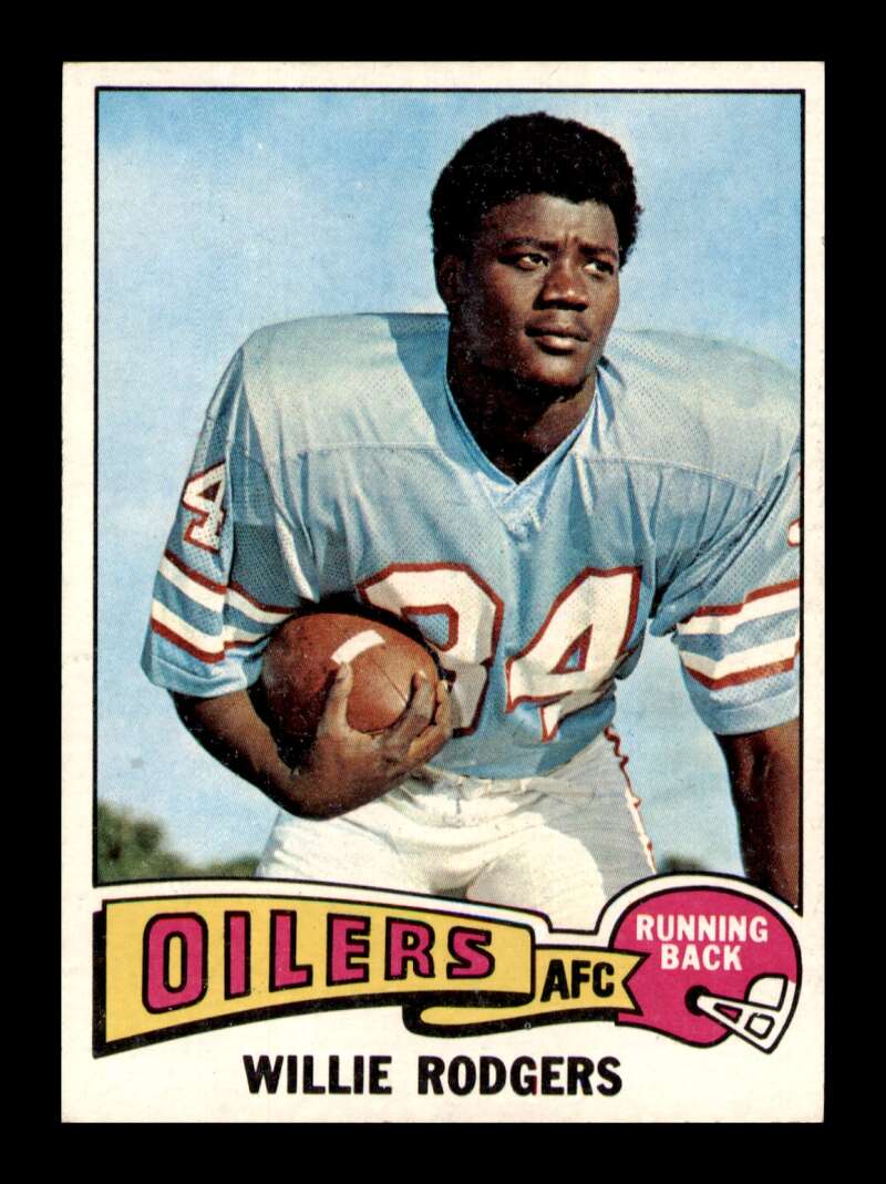 Load image into Gallery viewer, 1975 Topps Willie Rodgers #166 Rookie RC Houston Oilers Image 1
