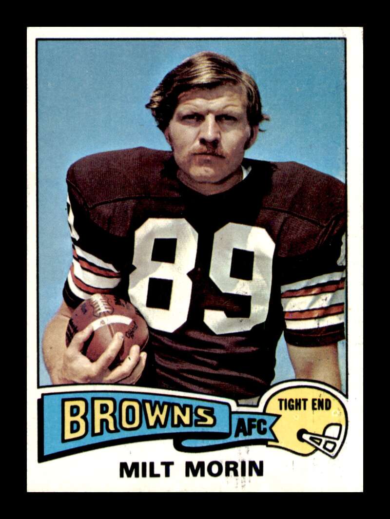 Load image into Gallery viewer, 1975 Topps Milt Morin #374 Cleveland Browns Image 1
