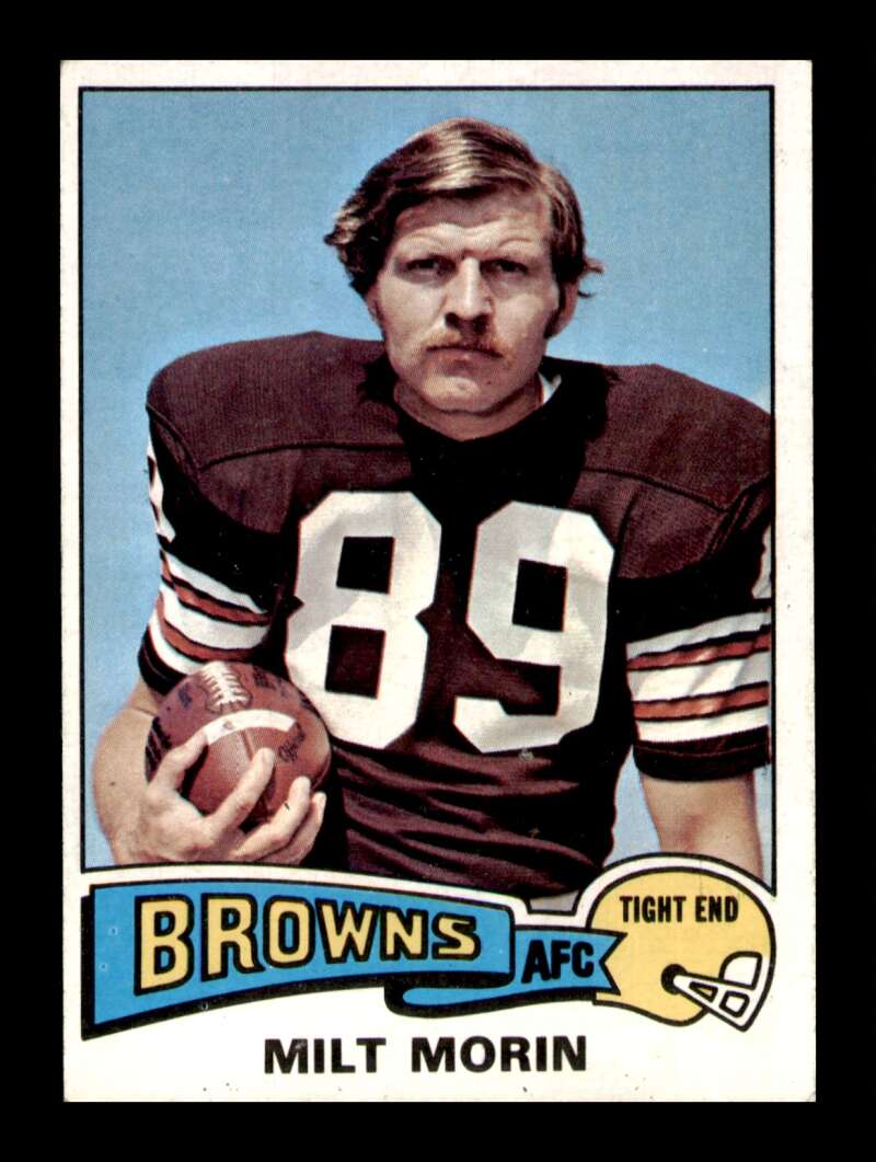 Load image into Gallery viewer, 1975 Topps Milt Morin #374 Cleveland Browns Image 1
