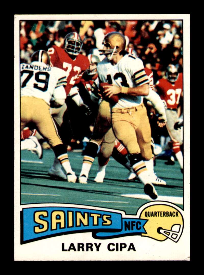 Load image into Gallery viewer, 1975 Topps Larry Cipa #348 Rookie RC New Orleans Saints Image 1
