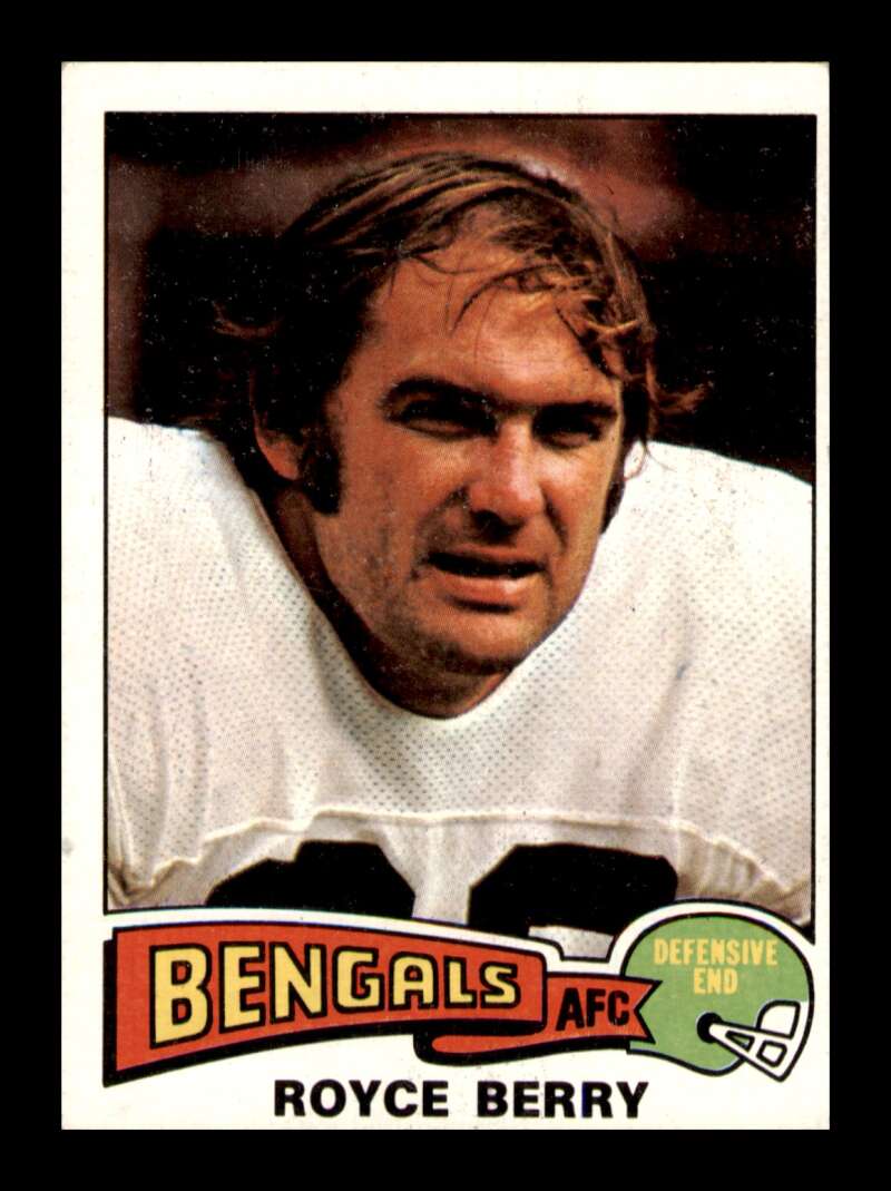 Load image into Gallery viewer, 1975 Topps Royce Berry #334 Cincinnati Bengals Image 1
