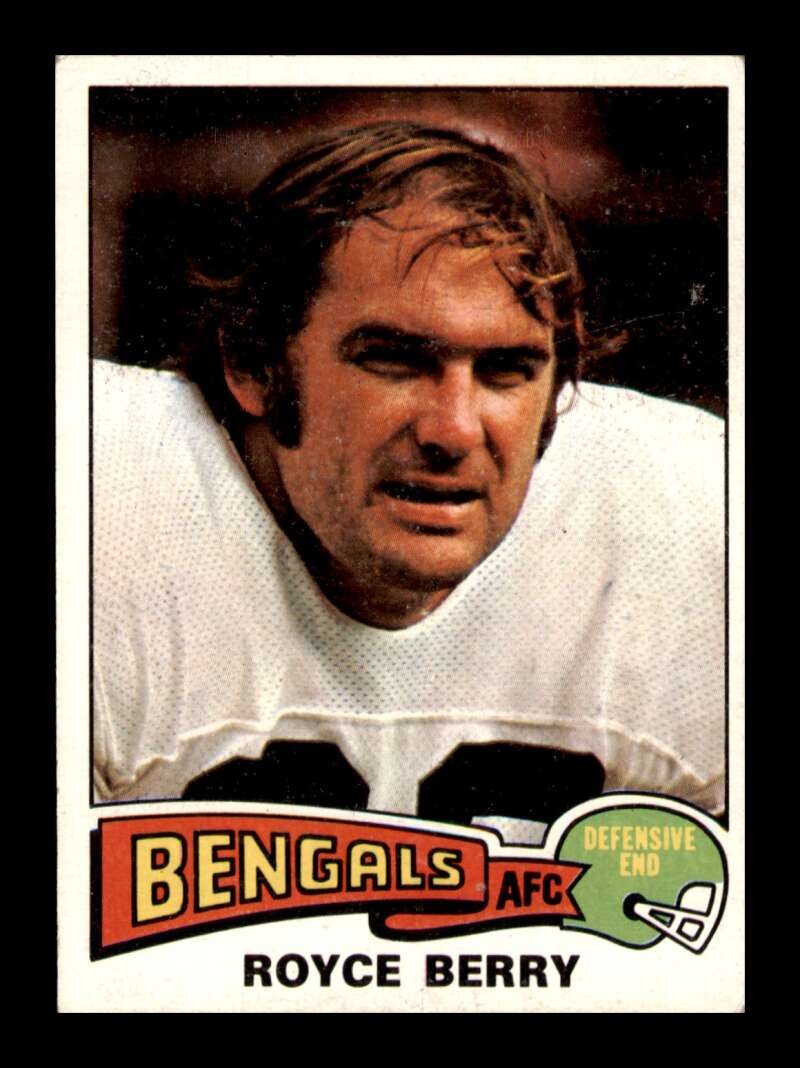 Load image into Gallery viewer, 1975 Topps Royce Berry #334 Cincinnati Bengals Image 1
