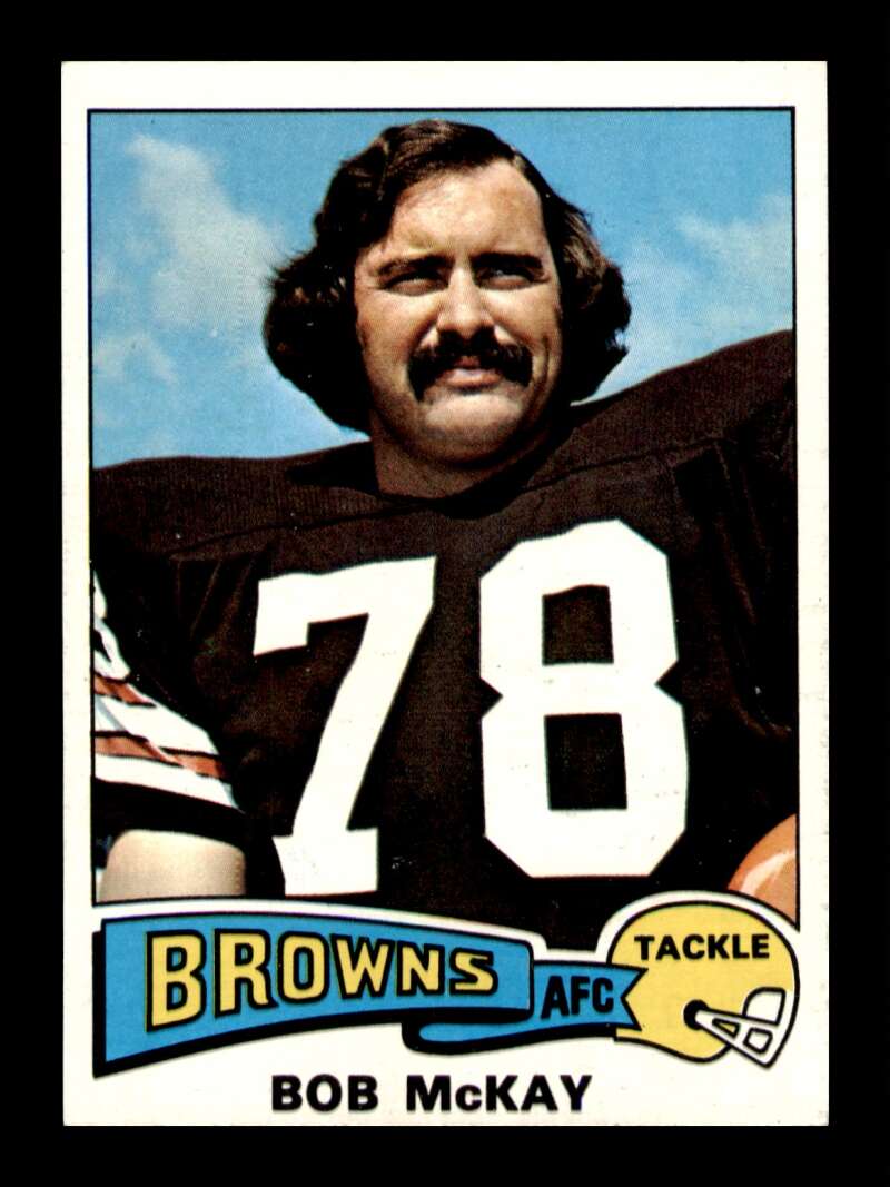 Load image into Gallery viewer, 1975 Topps Bob McKay #314 Cleveland Browns Image 1
