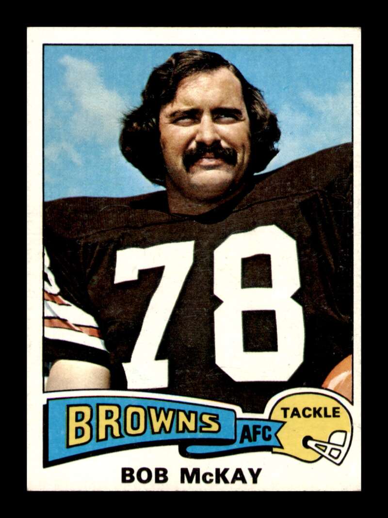 Load image into Gallery viewer, 1975 Topps Bob McKay #314 Cleveland Browns Image 1
