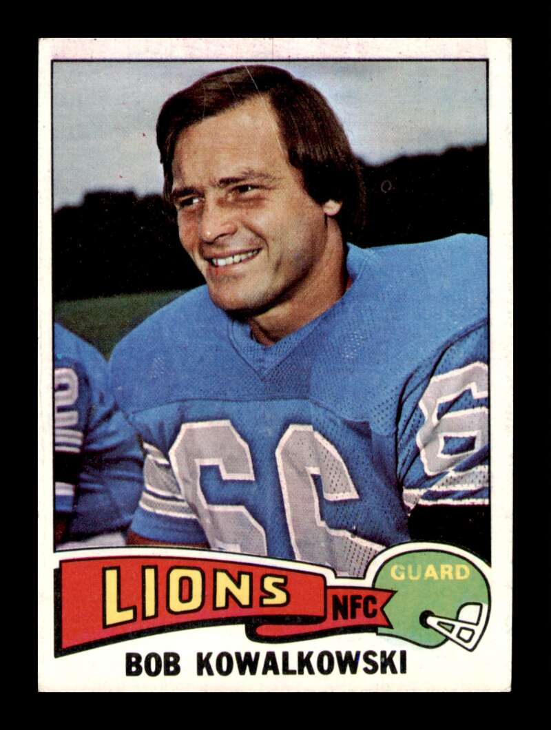 Load image into Gallery viewer, 1975 Topps Bob Kowalkowski #304 Detroit Lions Image 1
